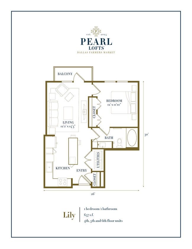 Floorplan - Pearl Lofts