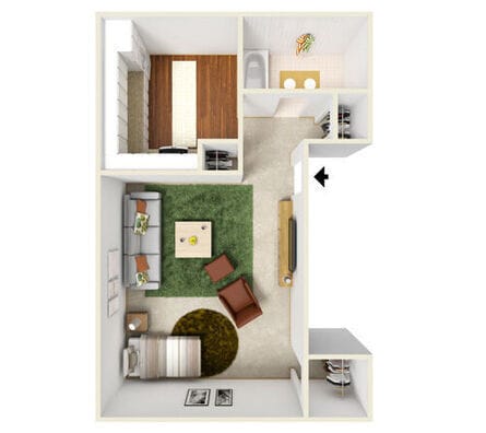 Floorplan - 4500 Dewey Ave Apartments