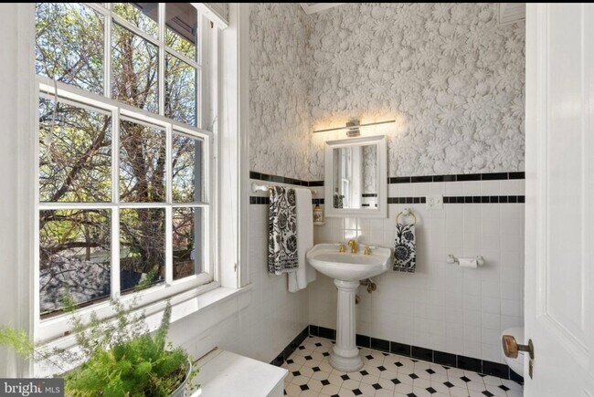 2nd floor hall bath with claw foot tub - 121 W Cork St