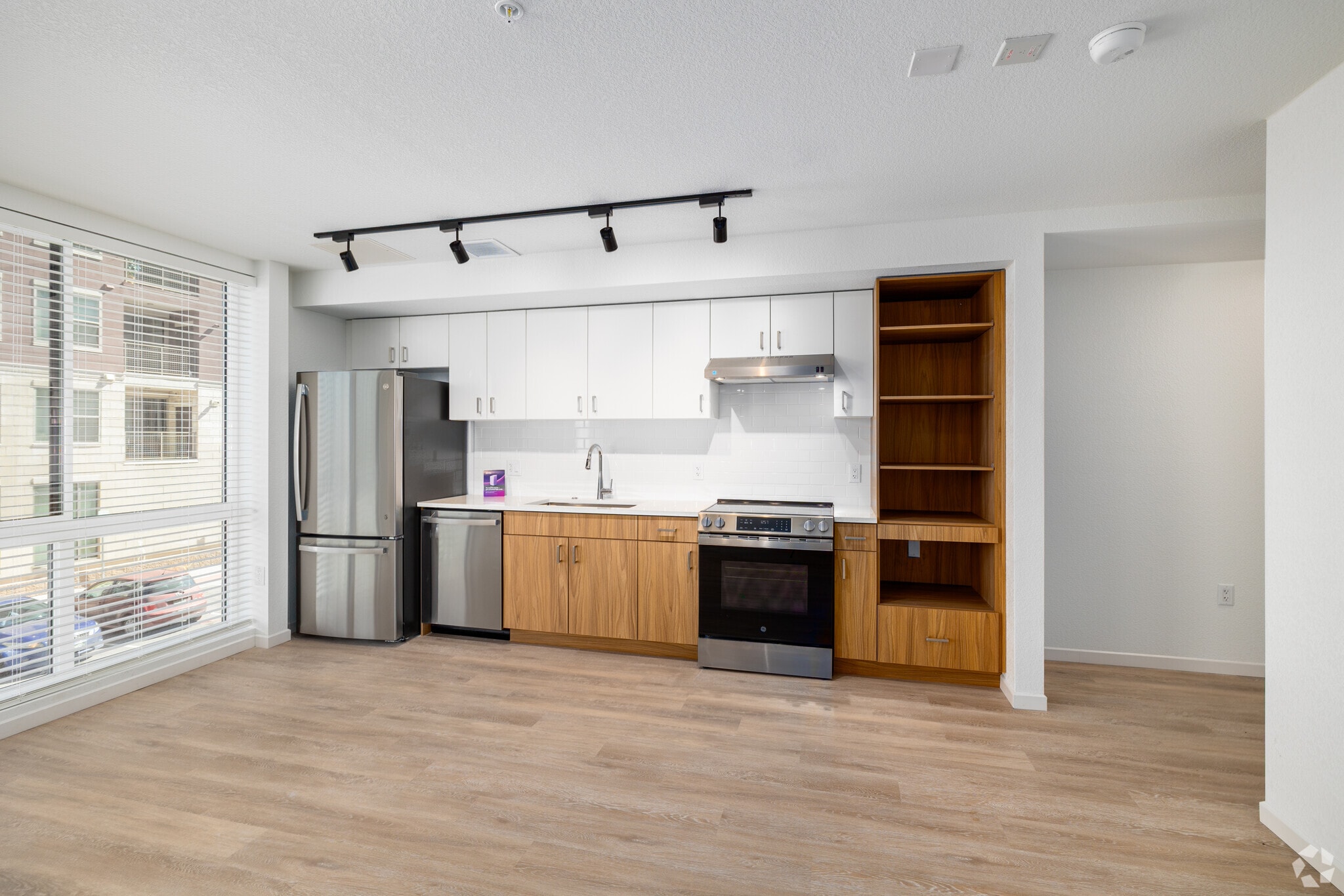 Studio - 444SF - Kitchen - The Irving at Mile High Vista