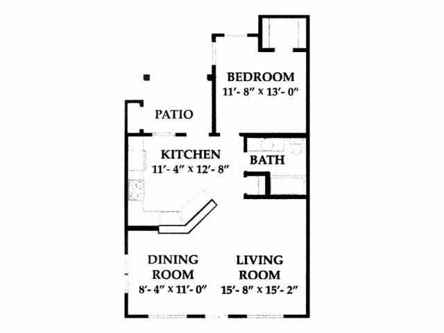 Plan B - Courtyards at Kirnwood Apartment Homes