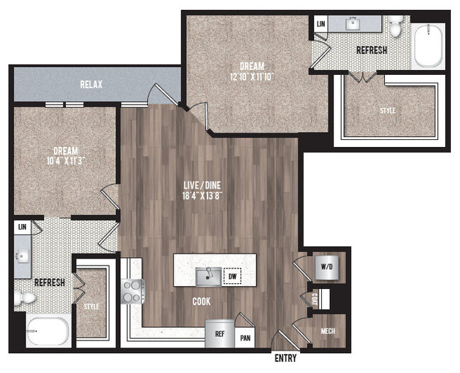 Floorplan - Victor Prosper