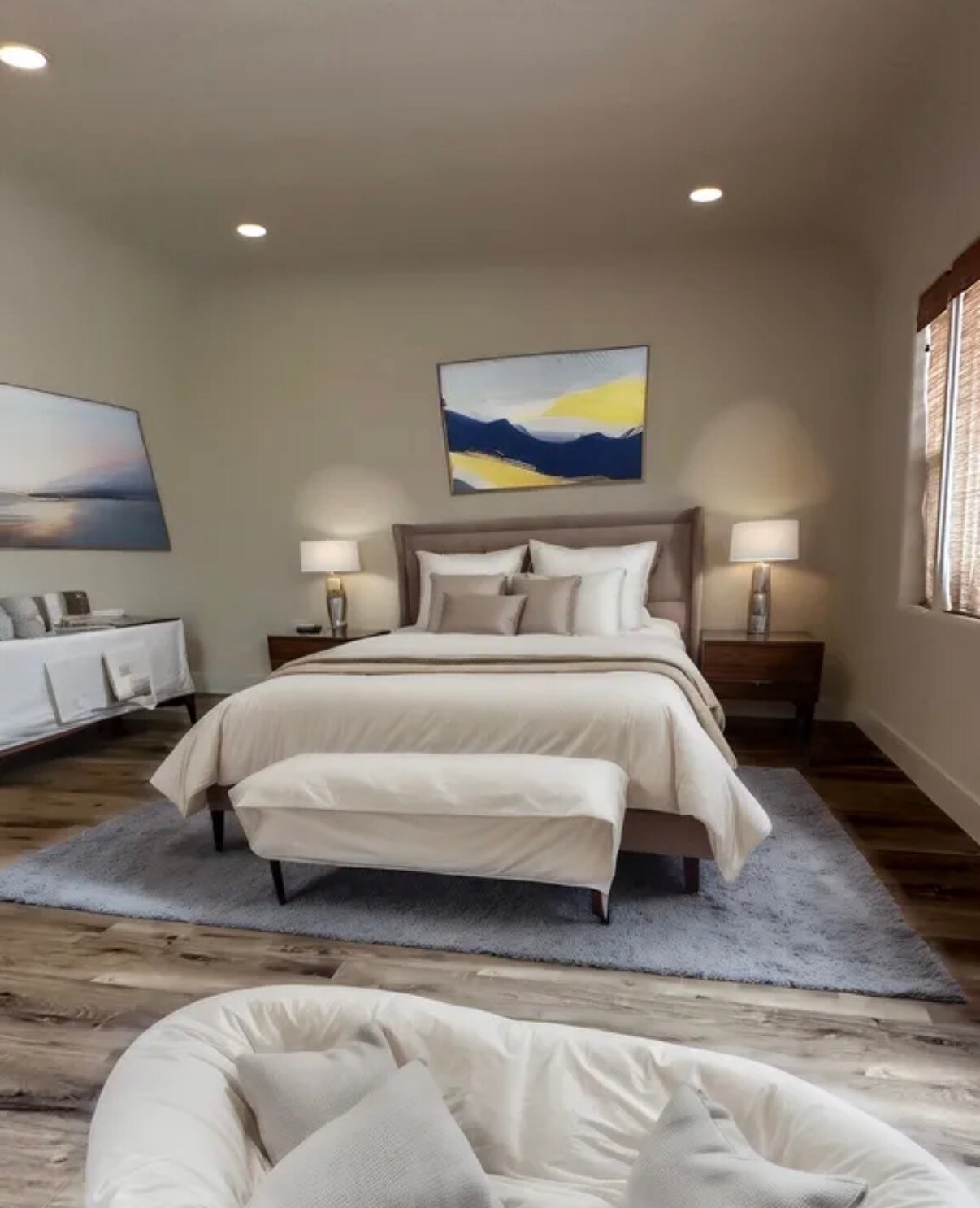 Bed 1 virtual staged. - 726 Cohasset Ct