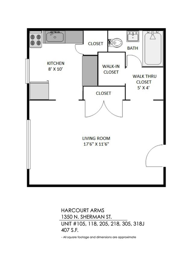 Floorplan - Harcourt Arms