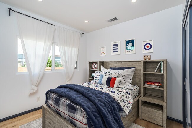 Virtually Staged Bedroom #2 - 1711 S Ridgeley Dr