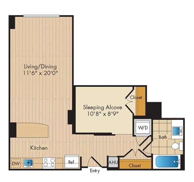 Floorplan - Flats 130 at Constitution Square