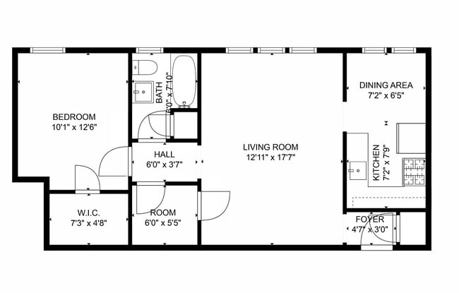Floorplan - El Tovar Apartments