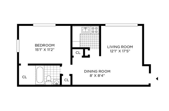 Floorplan - Sweetbriar Apartments