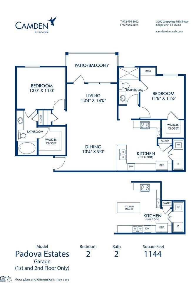 Floorplan - Camden Riverwalk