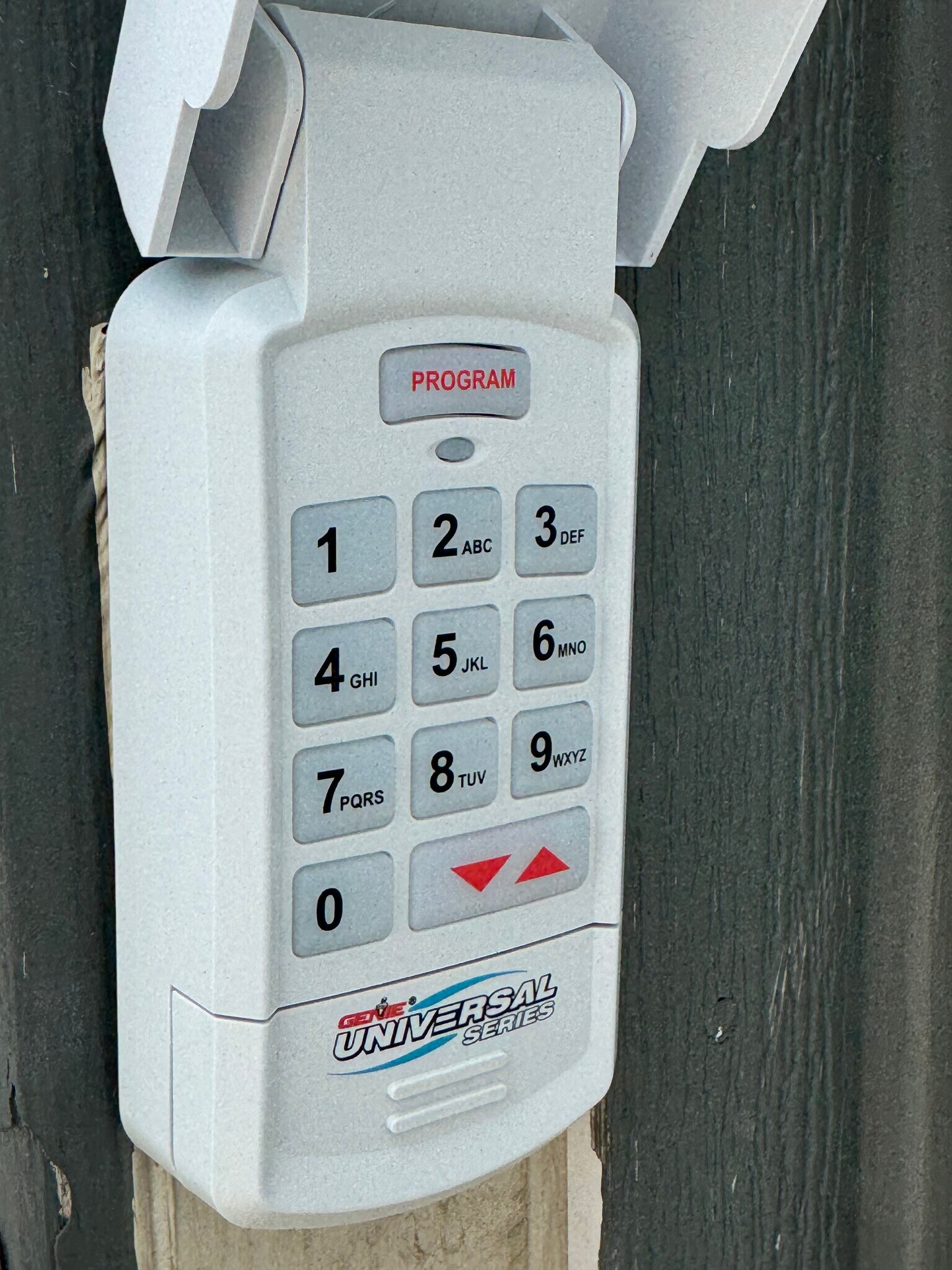 Garage keypad - 7526 Banner Ct