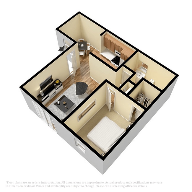 Floorplan - Diamond  Trail Apartments