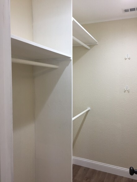 Master bedroom walk-in closet - 310 East 3rd St.