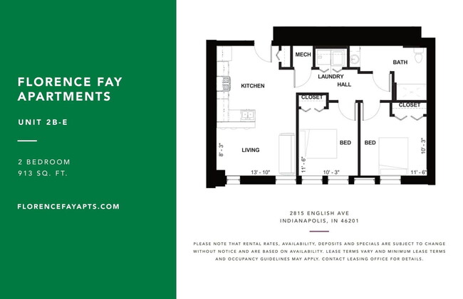 Floorplan - Florence Fay School Senior Apartments