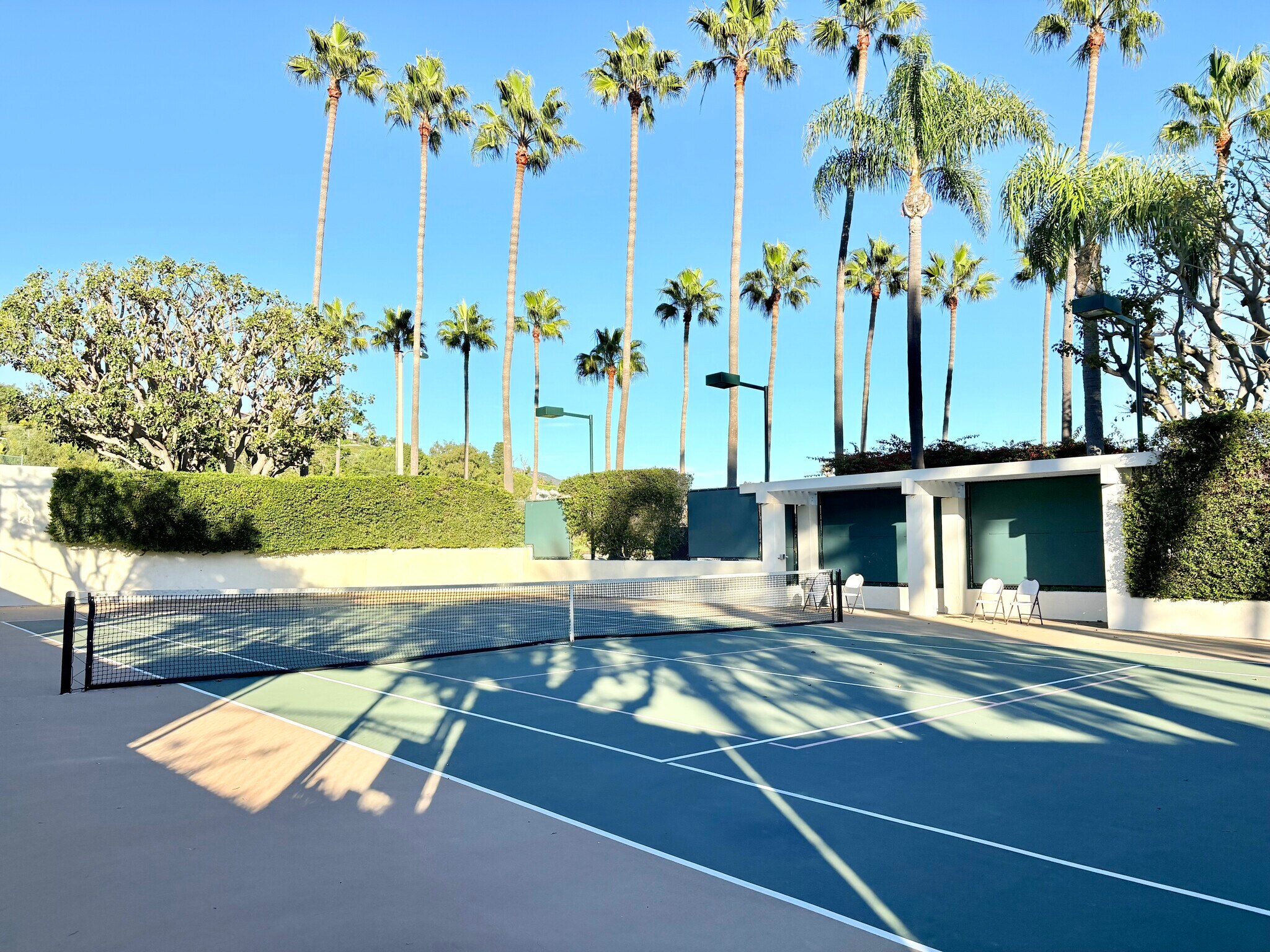 Tennis/pickleball Court and Basketball hoop - 6483 Zuma View Pl