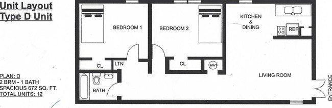 Floorplan - Forest Oak Apartments