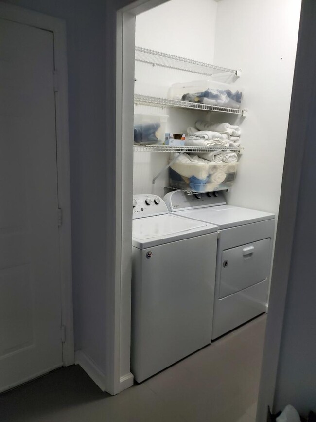 Laundry Room with Washer and Dryer - 12837 Madison Pointe Cir