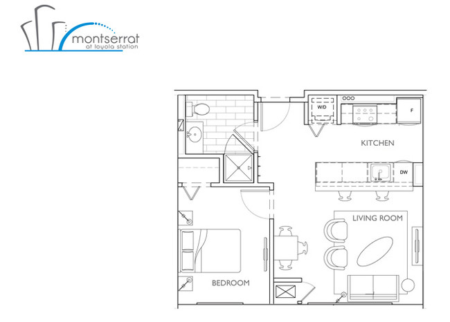 Floorplan - Montserrat at Loyola Station