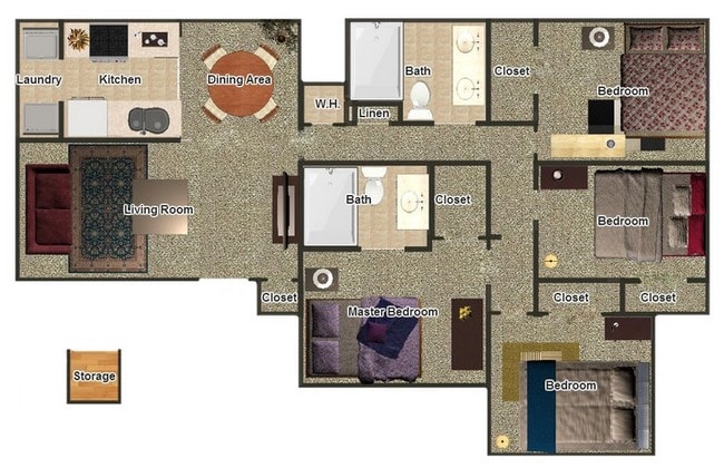 4BR/2BA - Chapel Ridge of Martin (old)