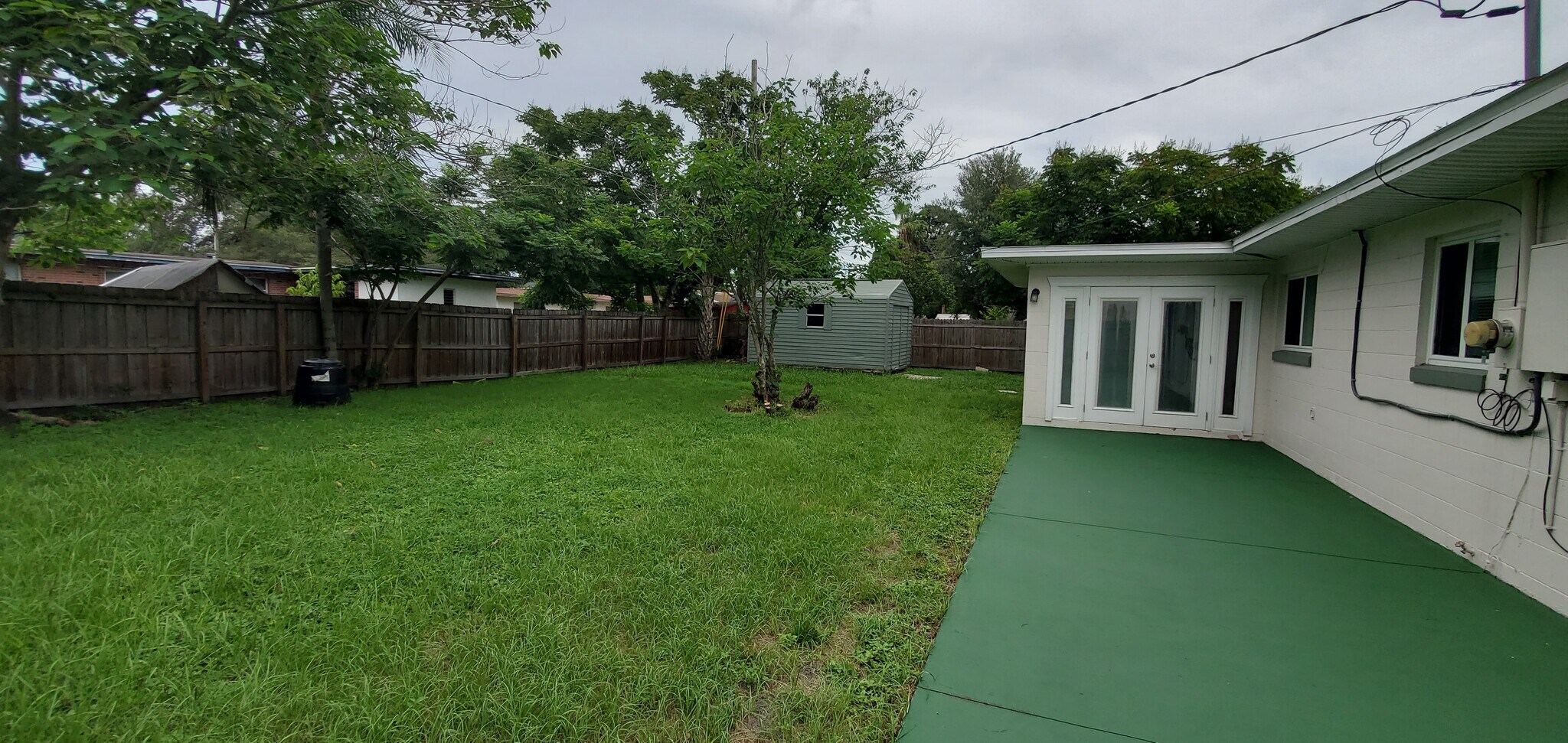 Shed for storage and great patio - 712 Saint Lucie Ln