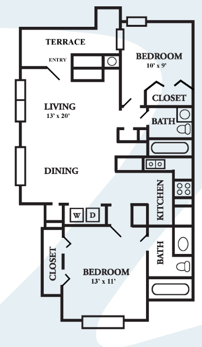 Floorplan - The Robinson on Melrose