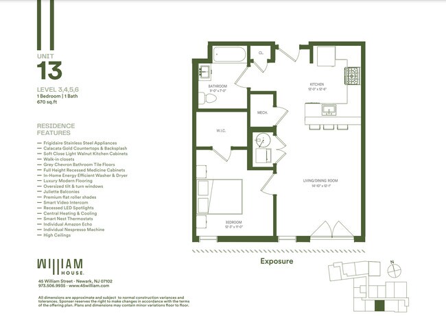 Floorplan - The William House