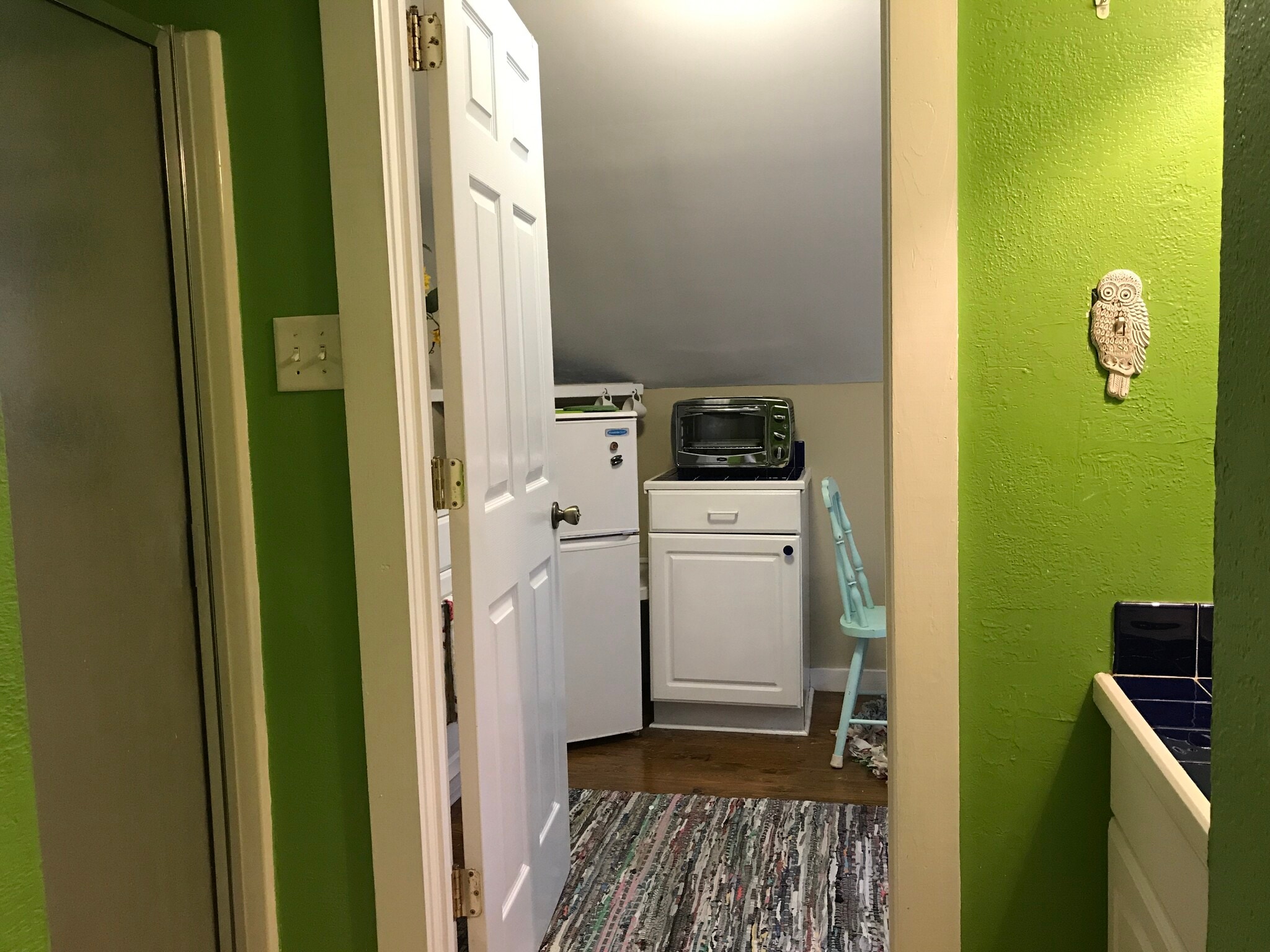 exiting bathroom to main Studio and kitchen - 540 E Taylor St
