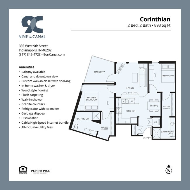 Floorplan - 9 on Canal