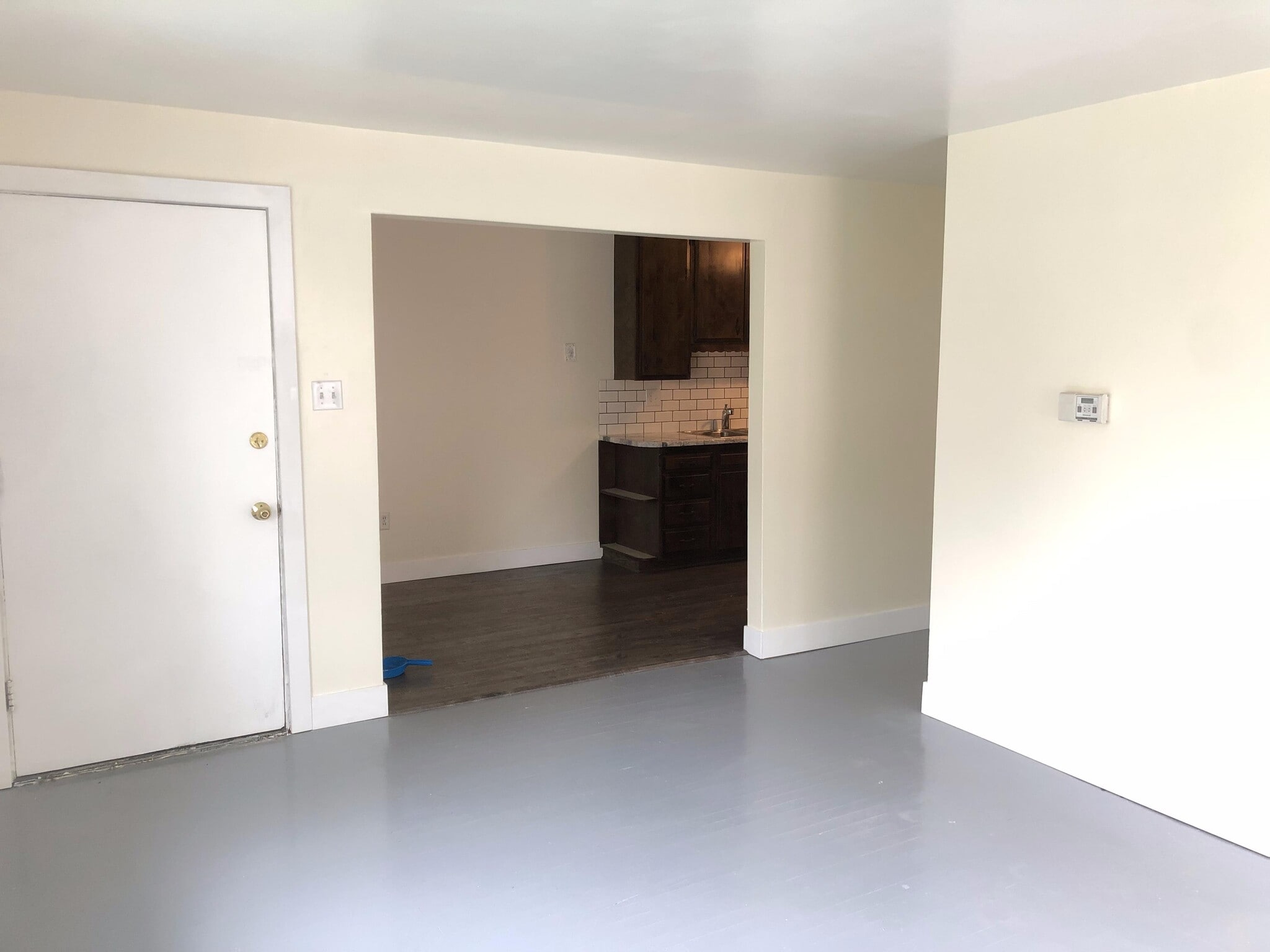 Living Room Looking into Dining/Kitchen - 108 Toponce Drive