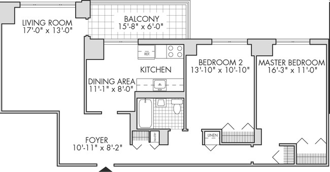 2BR/1BA - RiverBay at Co-op City