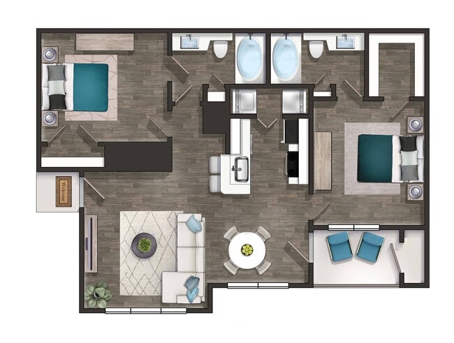 Floorplan - Briarhill Apartment Homes