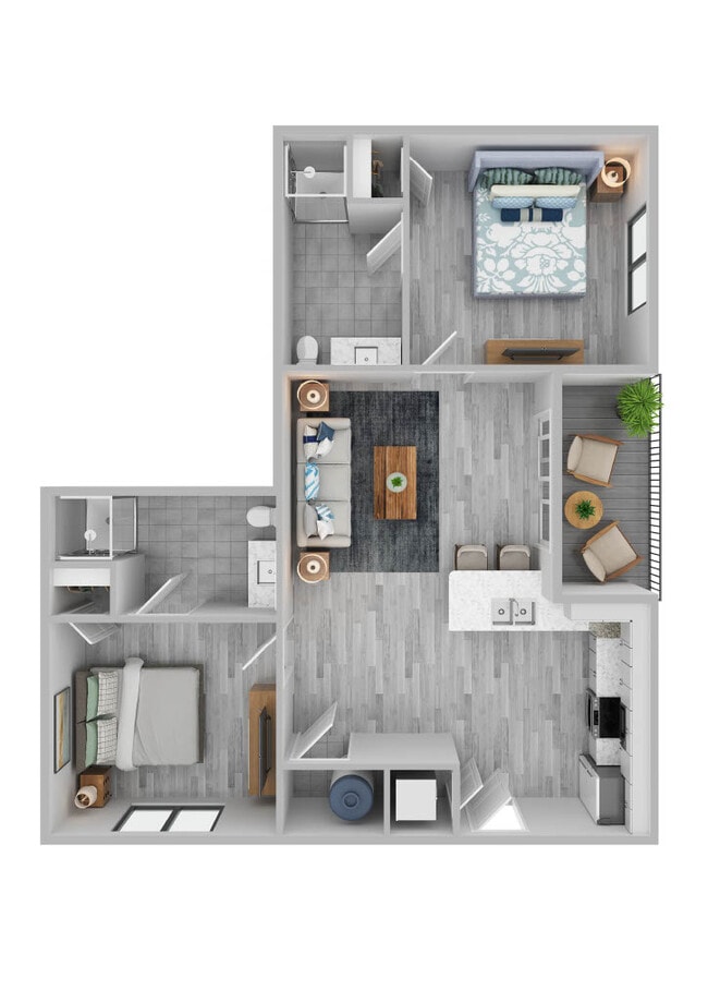 2 Bed 2 Bath - Oak Shore Commons
