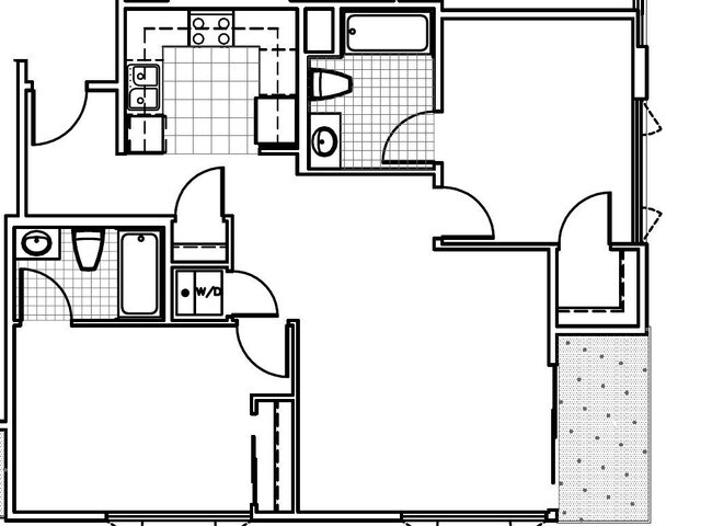 Biella 2x2 floor plan PR SM Biella LLC - PR SM Biella LLC