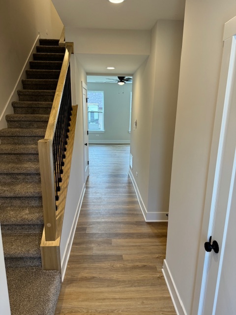 Front Entry - Coat Closet to the left, Powder Bathroom to the right, Living Room ahead - 14 W 4th St