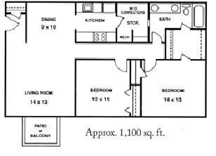 Floorplan - 1000 Belmont