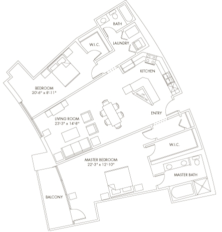 2BR/2BA - Grand Bend at Green Bay
