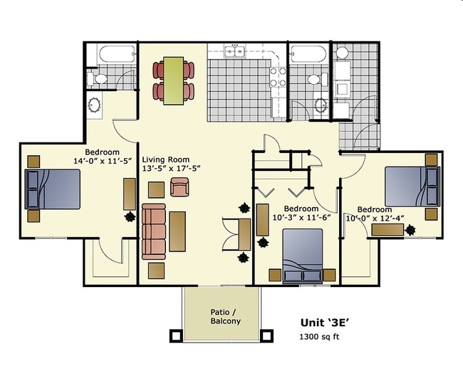 Unit 3E - Grandview Apartments