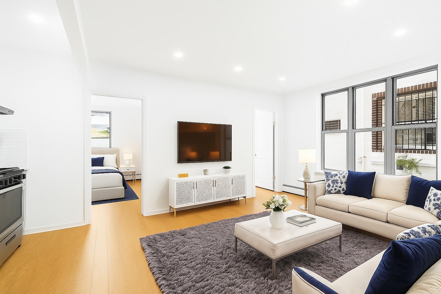 Living Room w/virtual staging - 426 McDonald Ave