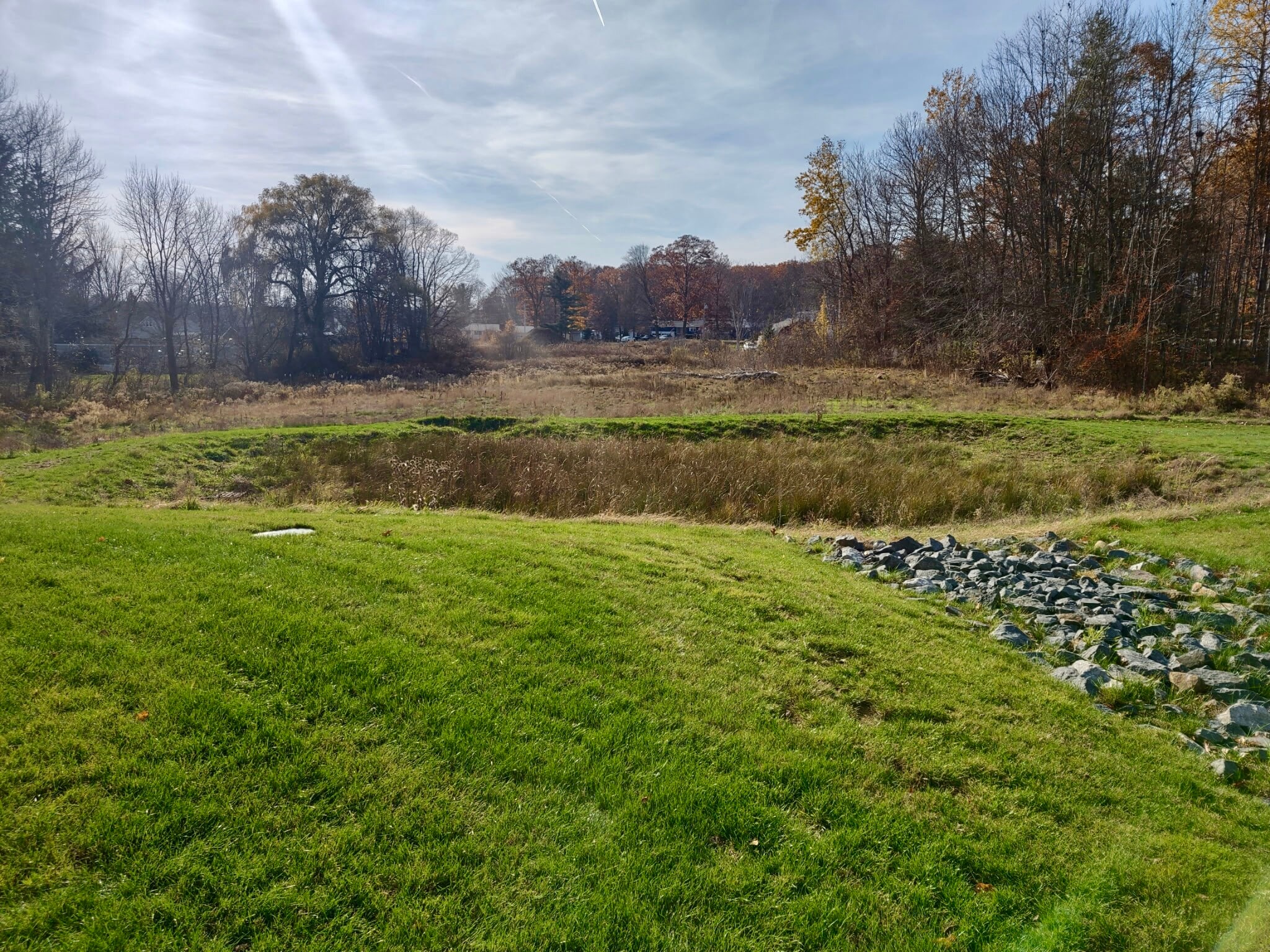 Yard between the buildings - 117 Old Pine Hill Rd