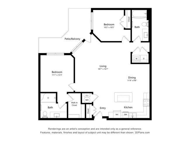 Floorplan - Ashlynn Ridge 55+ Apartments