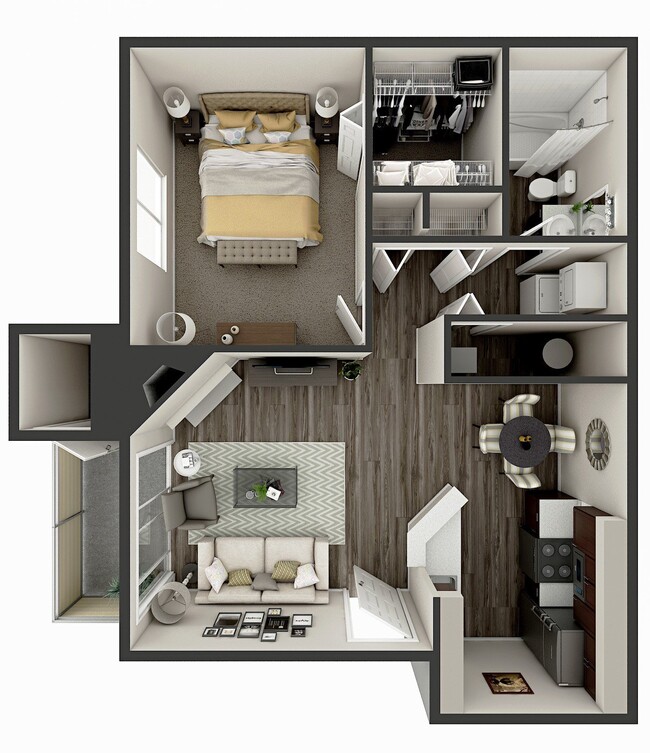 Floorplan - Deer Crest Apartments