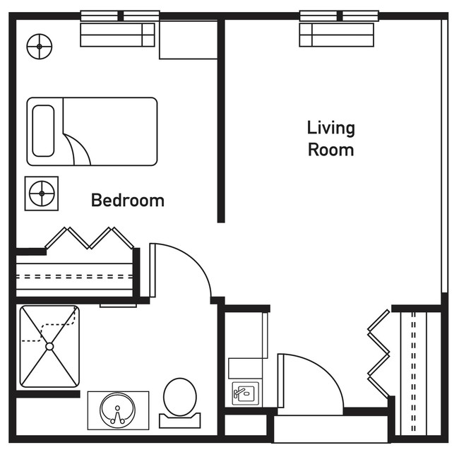 Carolina-1Bedroom - Lake Howard Heights