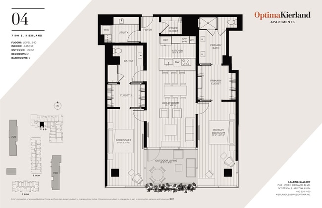 Floorplan - Optima Kierland Tower III