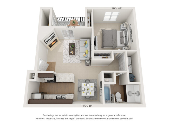 Floorplan - River Oak Apartments
