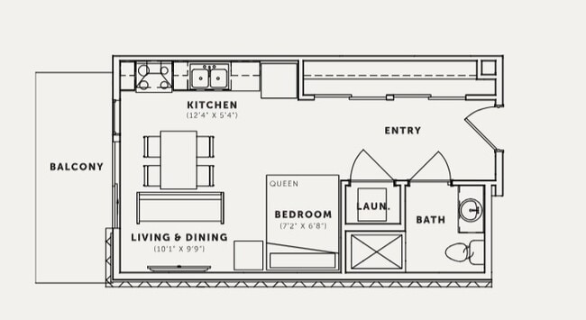 Floorplan - Logan Square Apartments