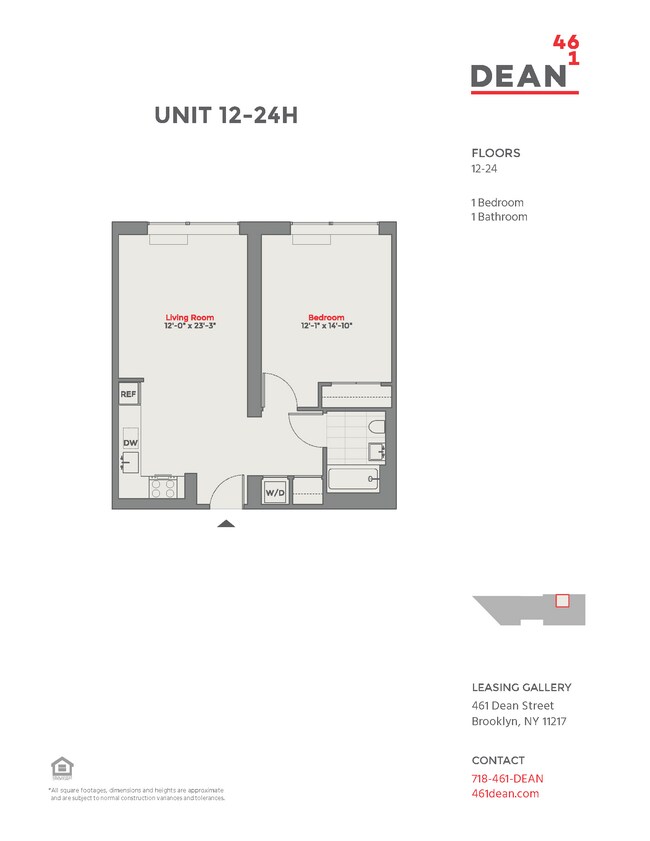 Floorplan - 461 Dean