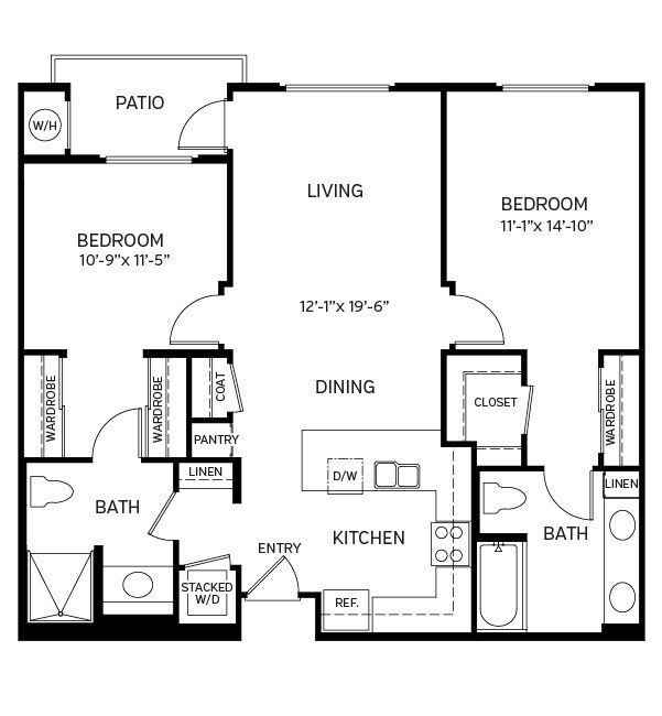 Floorplan - Azulon at Mesa Verde, a 55+ Apartment Community