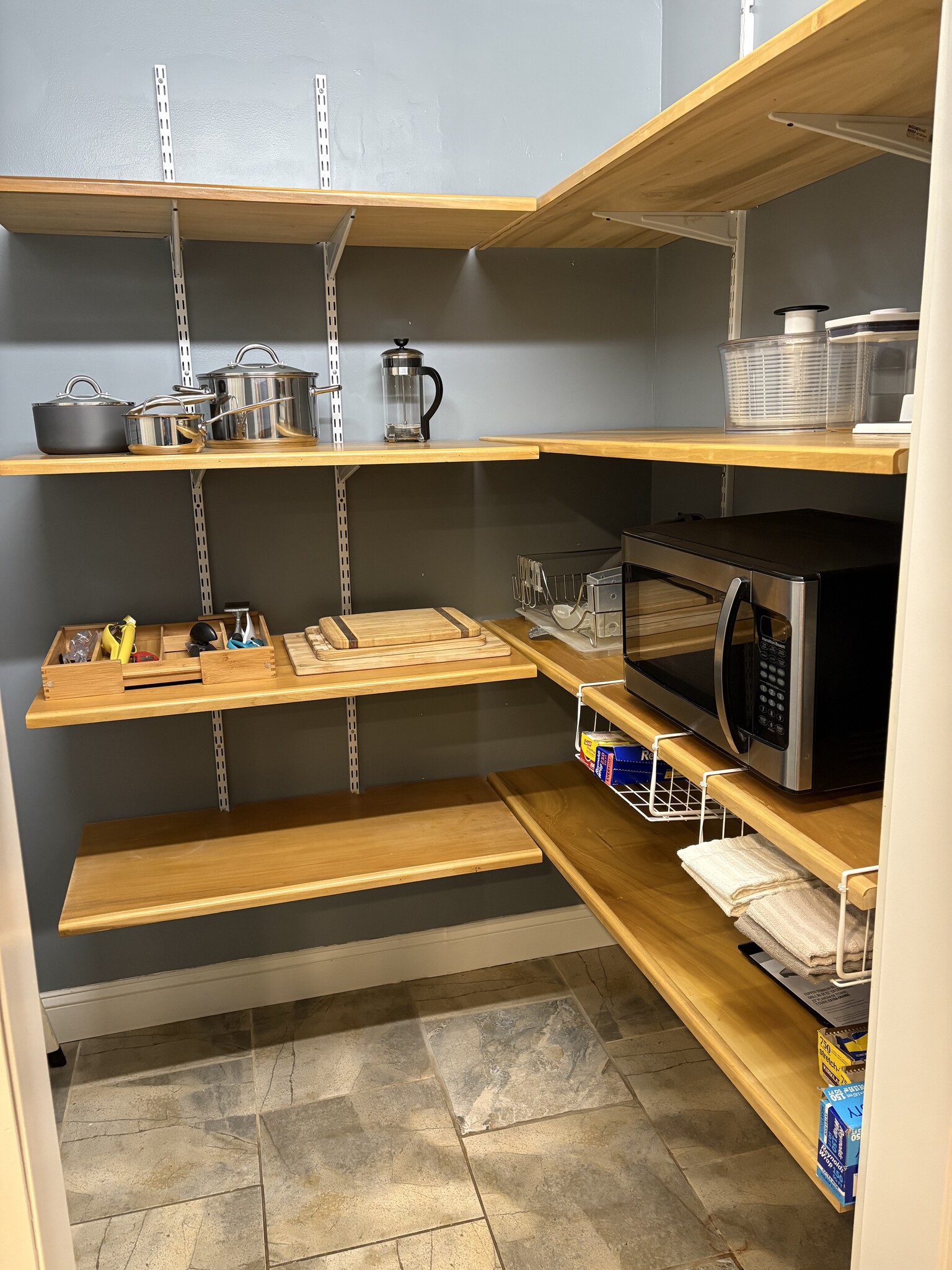 Walk-in pantry off the kitchen offers lots of storage - 683 Richies Way