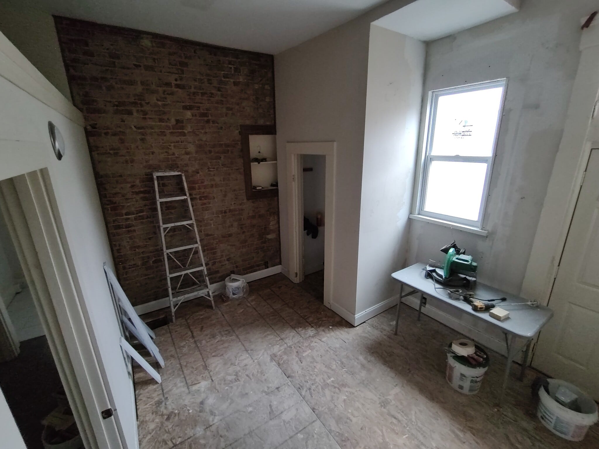 Bedroom #2 Work being done! - 208 E 9th St