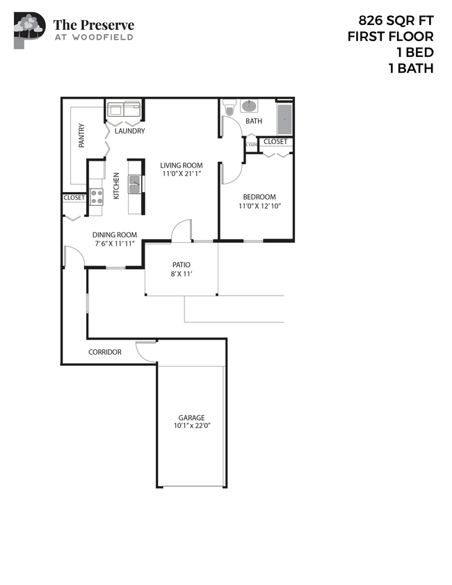 Floorplan - The Preserve at Woodfield