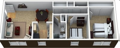 2BR/1BA - Roland Ridge